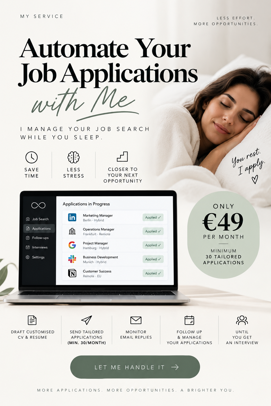 find better jobs while you sleep